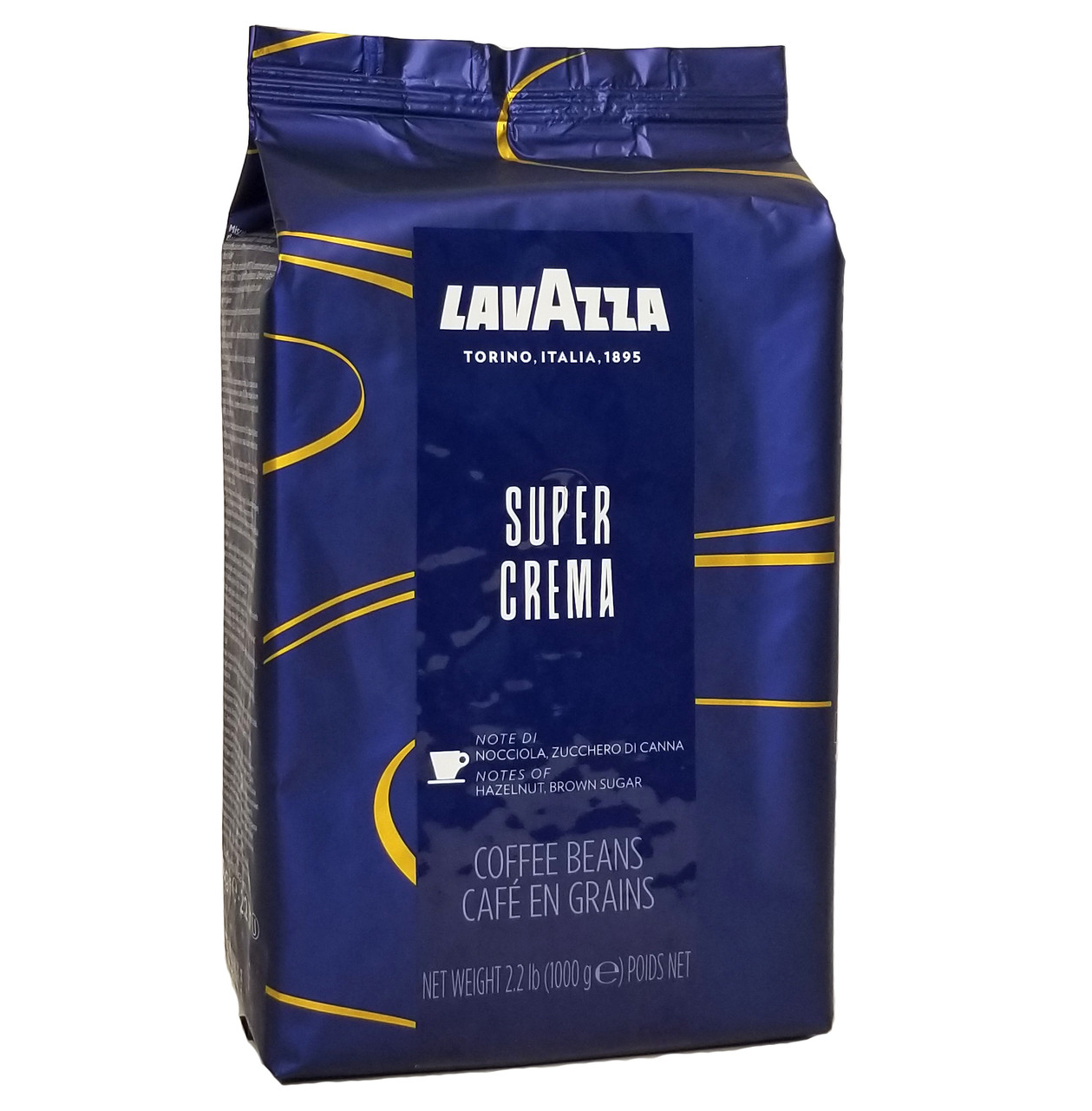 Кава в зернах LavAzza Espresso Super Crema Blue 1 кг Італія