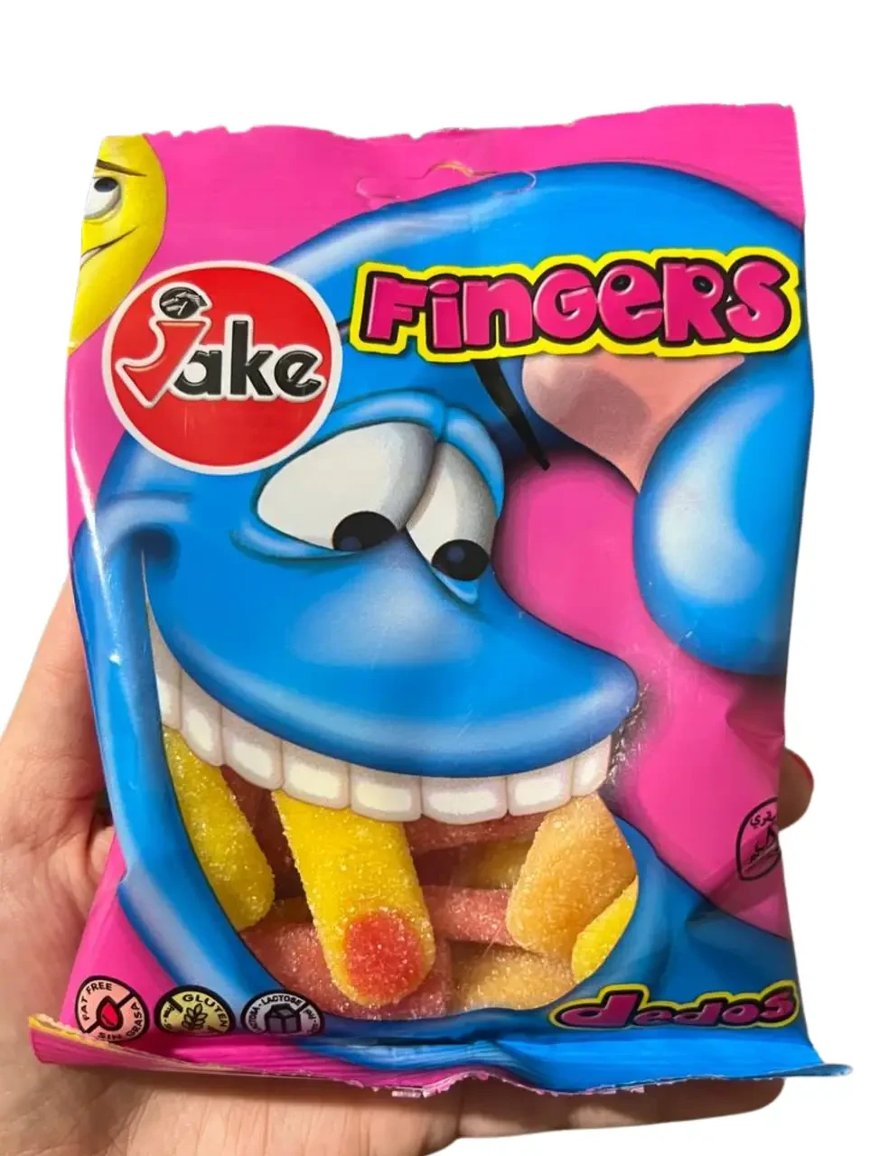 Желейні цукерки Пальчики БЕЗ ГЛЮТЕНА І ЛАКТОЗИ Iake Fingers Іспанія 100 г