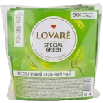 Чай зелений байховий китайський "Спеціальний зелений" Lovare Special Green (50 пакетика х 1,5 г) 75 г Україна