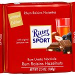 Шоколад Ritter Sport RUM TRAUBEN NUSS (РОМ+ ЗЮМ+ОРЕХ) Німеччина 100 г
