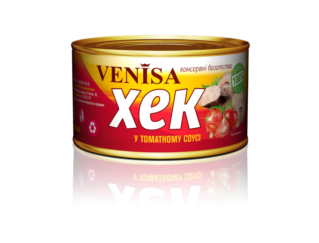 Хек у томатному соусі "VENISA" 240 г Україна