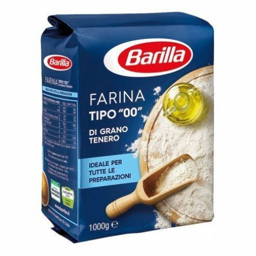 Борошно пшеничне з м'яких сортів Farina Tipo "00" Barilla 1000 г Італія