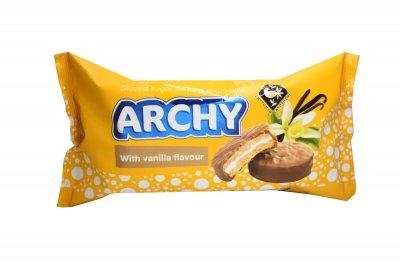 Печиво цукрове глазуроване з ванільною начинкою Арчі Zhytomyr Lasoshchi 94 г Україна