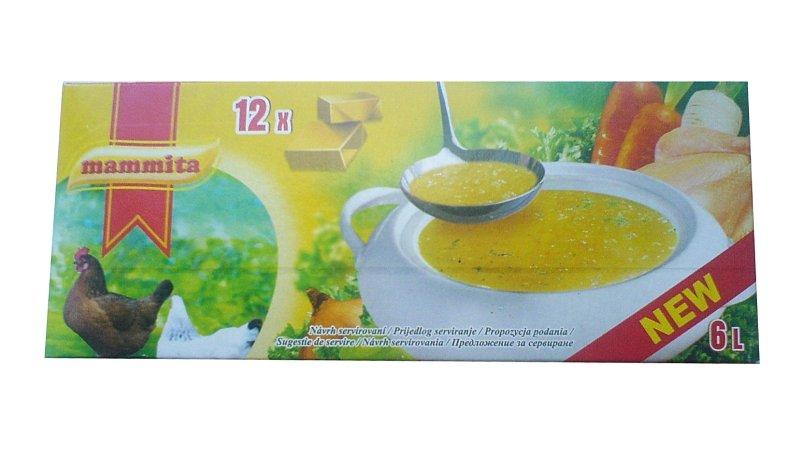 Приправа бульйонний кубик курячий Mammita (12x10г) 120 г Польща