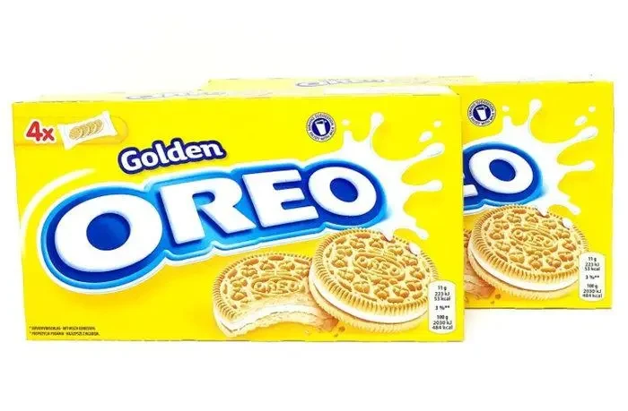 Печиво-сендвіч з ванільним смаком OREO Golden (4x44г) 176 г Чехія