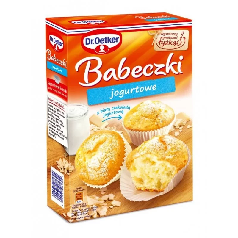 Суміш для йогуртових кексів Dr. Oetker Babeczki jogurtowe 335 г Польща