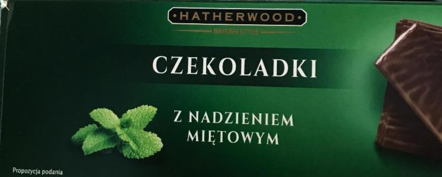 Шоколад чорний із м'ятною начинкою Hatherwood 200 г Польща