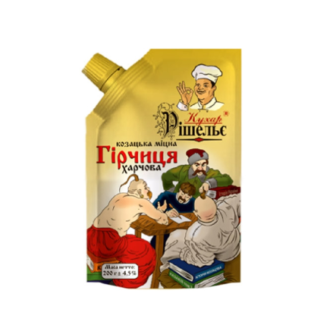 Горчица Казацкая крепкая Кухар Рішельє 130г