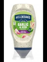 Соус майонезний із часником Herb&Garlic Hellmanns 250 мл Нідерланди