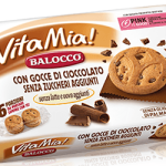 Печиво без додавання цукру, без молока, яєць, пальмової олії  Vita Mia Balocco (6*48g) 20г Італія