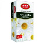 Чай квітковий Ромашка пакетований три Слони (20 пакетиків х 1 г) 20г