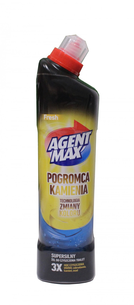 Дезінфікувальний засіб для чищення унітаза Agent Max Fresh 730 мл Польща