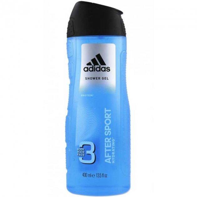 Гель для душу зволожувальний Adidas After sport hydrating 400 мл Іспанія