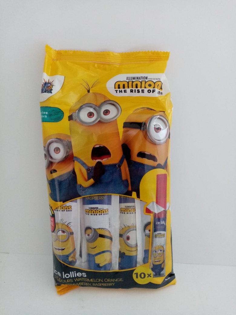 Лід-морозиво фруктове Candy Planet (арбуз, апельсин, лимон, полуниця, малина) (10х50 мл) 500 мл Польща