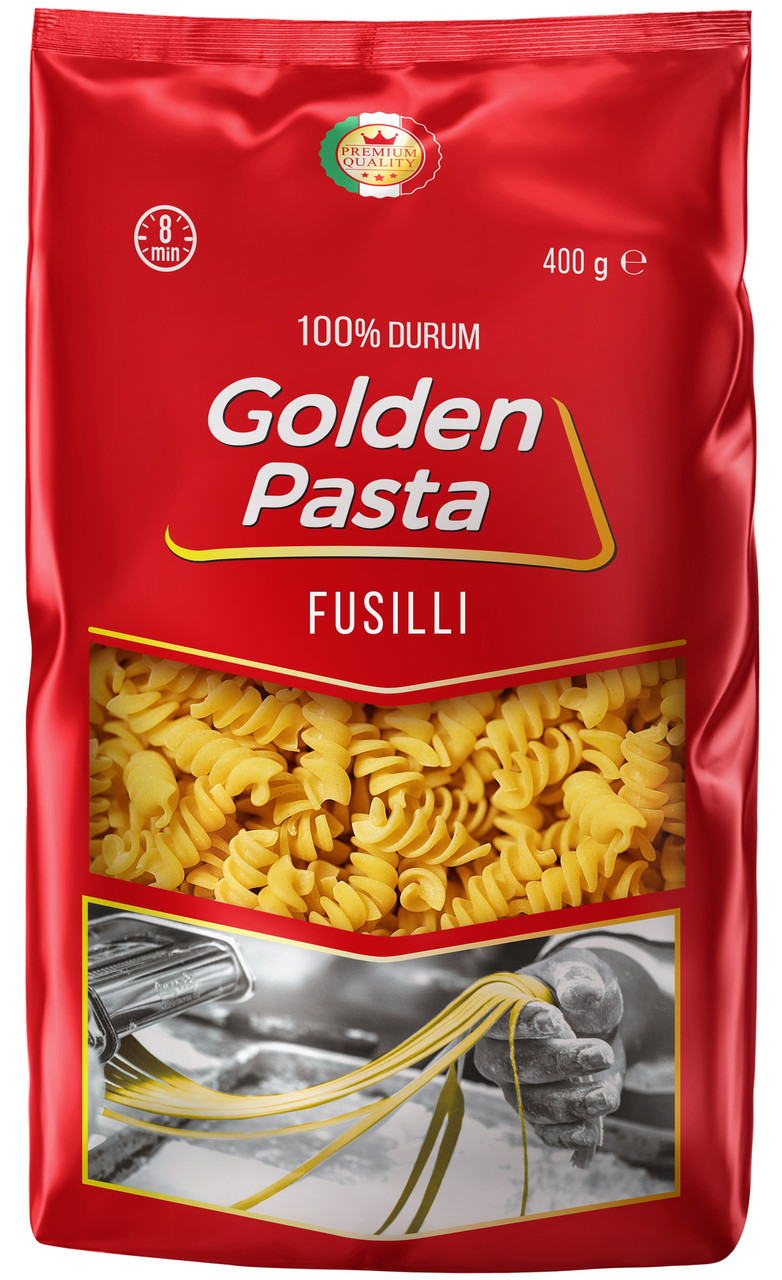 Макаронні вироби Спіральки Golden Pasta Fusilli 400g