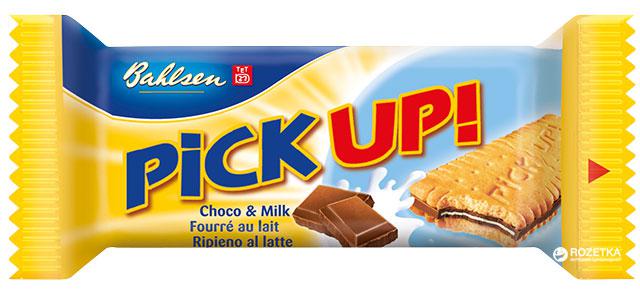 Печиво-сендвіч із плиткою молочного шоколаду Pick Up! Bahlsen 28 г. Німеччина