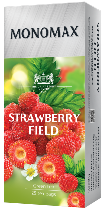 Чай каркаде подрібнений з смаком малини пакетований Monomax (25 пакетиків x 2г) 50г