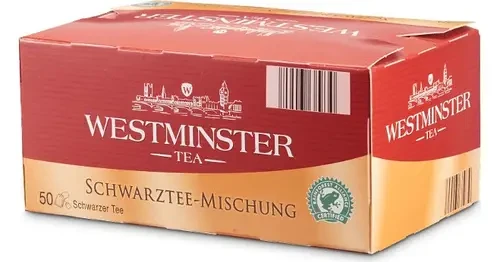 Чай ЕКО чорний Westminster (50 шт.х1,75 г) 87,5 г Німеччина