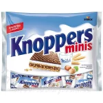 Вафлі міні молочні з лісовим горіхом Knoppers Minis Milch 200г Німеччина