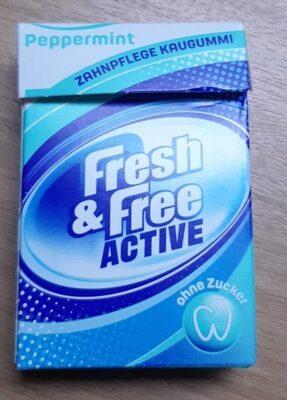 Жувальна гумка з м'ятою перцевої БЕЗ САХАРА 26 штук Fresh&Free Active Peppermint 36 г Данія