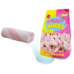 Зефір Маршмелоу БЕЗ ГЛЮТЕНА І ЛАКТОЗИ Gummy Nubes Marshmallow Jake Rayados Striped 500 г Іспанія