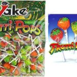 Льодяники на паличці БЕЗ ГЛЮТЕНА БЕЗ ЛАКТОЗИ Frutti-Pops Jake 1.4 кг (200шт) Іспанія