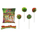 Льодяники на паличці БЕЗ ГЛЮТЕНА БЕЗ ЛАКТОЗИ Frutti-Pops Jake 1.4 кг (200шт) Іспанія