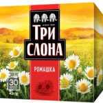 Чай трав'яний ромашка Три Слона (30 пакетиків х 1,4 г) 42г