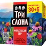 Чай трав'яний Карпатський збір Три Слона (30 пакетиків х 1,4г) 42г