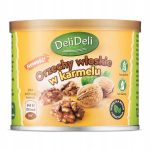 Волоський горіх у карамелі без глютену та лактози DeliDeli Orzchy wloskie wkamelu 125 г ж/б Польща