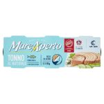 Тунець натуральний малосолений Mare Aperto Tonno al naturale e un pizzico di sale 3х80г Італія
