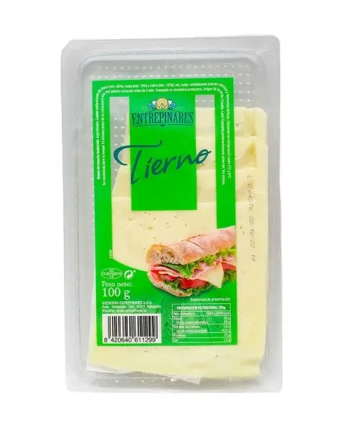 Сир із 3-х видів молока (коров'яче, козяче, овече)  Entrepinares Tierno 100г Іспанія