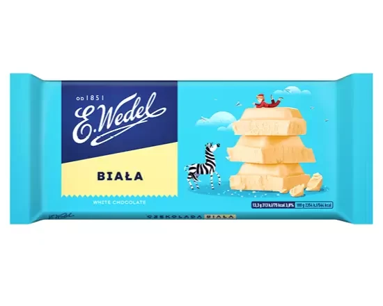 Шоколад білий E.Wedel Biala 80 г Польща