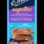 Шоколад молочний з арахісовою начинкою та шматочками вафель E.Wedel Bajeczny 290 г Польща