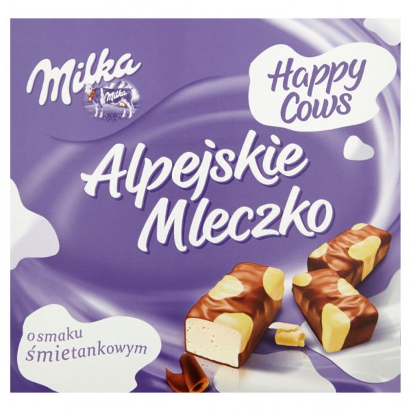 Цукерки пташине молоко MILKA Альпійське молочко сметанкове 330г Німеччина