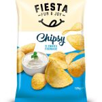 Чипси картопляні зі смаком сметани Fiesta Fun&Joy 120 г Польща