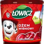 Джем вишневий із низьким вмістом цукру Lowicz 260 г Польща