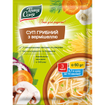 Суп грибний із вермішелью Тетя Соня 3 порції 60 г