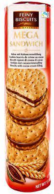 Печиво сендвіч із шоколадним кремом Feiny Biscuits Mega Sandwich 500г Австрія