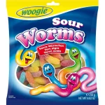 Цукерки жувальні Кислі Черв'ячкиWoogie Sour Worms 250 г Австрія