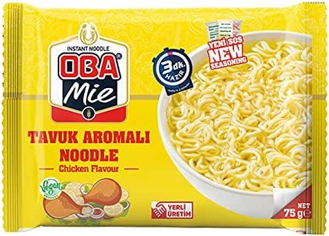 Вермішель швидкого приготування з курячим бульйоном Oba Mie 75 г Туреччина