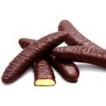 Цукерки шоколадні бананове суфле з малиновим джемом Schoko Bananen 300 г Австрія