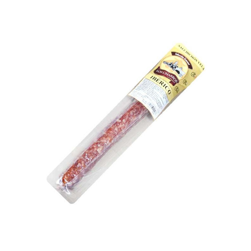 Ковбаса Без глютену і лактози Los Charros, Salchichón Vela 400 г, Іспанія