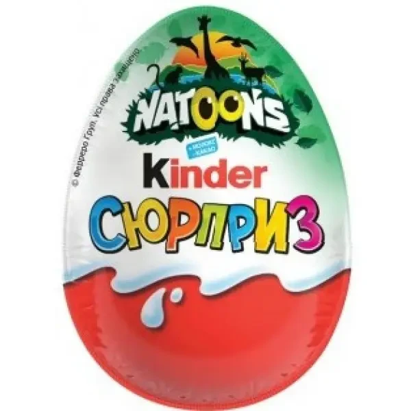 Кіндер сюрприз Kinder Surprise Natoons 20г
