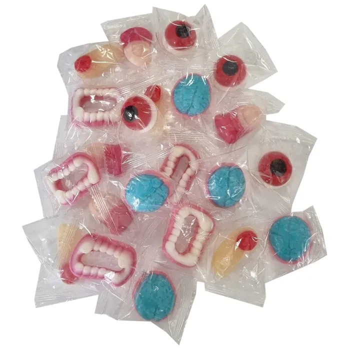 Желейні цукерки Мікс Хелловін Creepy town Gummy Body Parts 112 г (14шт) Великобританія