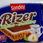 Вафлі з молочно-горіховою начинкою Sondey Rizer (10x25г) 250г Польща