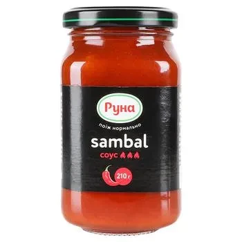 Томатний соус Sambal Руна 210г Україна