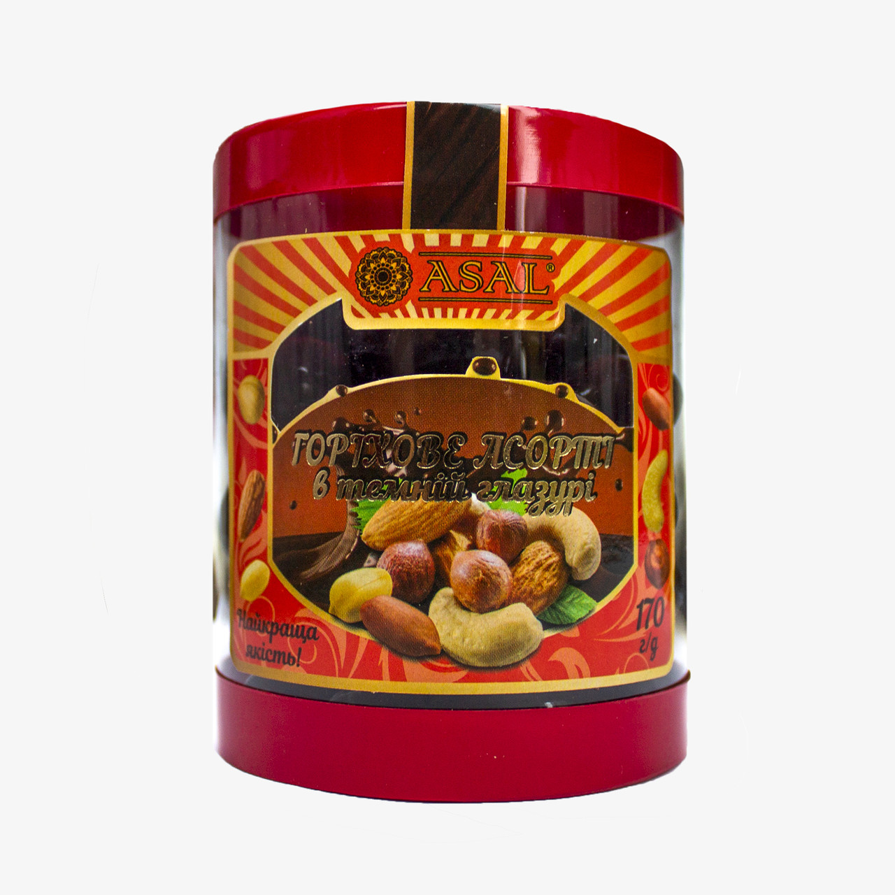 Горіхове асорті в темній глазурі ASAL 170г