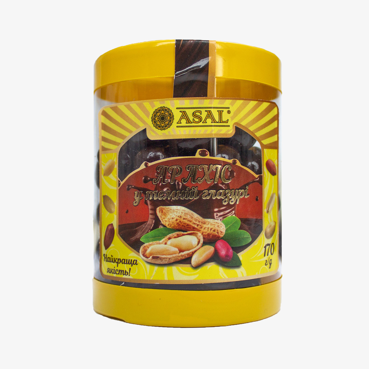 Арахіс у темній глазурі ASAL 170г