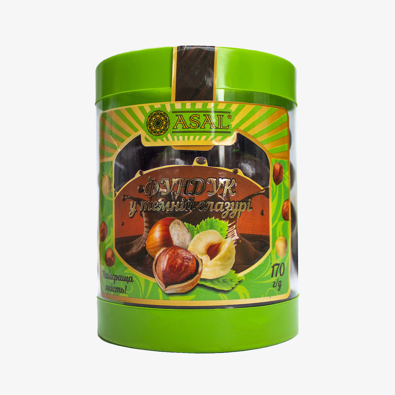 Фундук у темній глазурі ASAL 170г